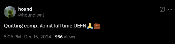 HoundExplained's tweet image. hound is unquit in under 24 hours