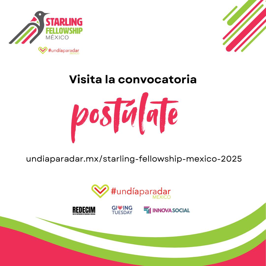 ¡Llamando a los líderes rifadxs!

El Starling Fellowship México busca a líderes visionarios como tú para formar parte de una comunidad comprometida con la transformación social.

Postúlate: undiaparadar.mx/starling-fello…