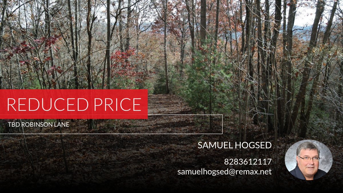 📍 Reduced Price 📍 This recently reduced home at Tbd Robinson Lane in Hayesville won't last long, so, don't wait to set up a showing! Reach out here or at 8283612117 for more information! homeforsale.at/TBD_ROBINSON_L…