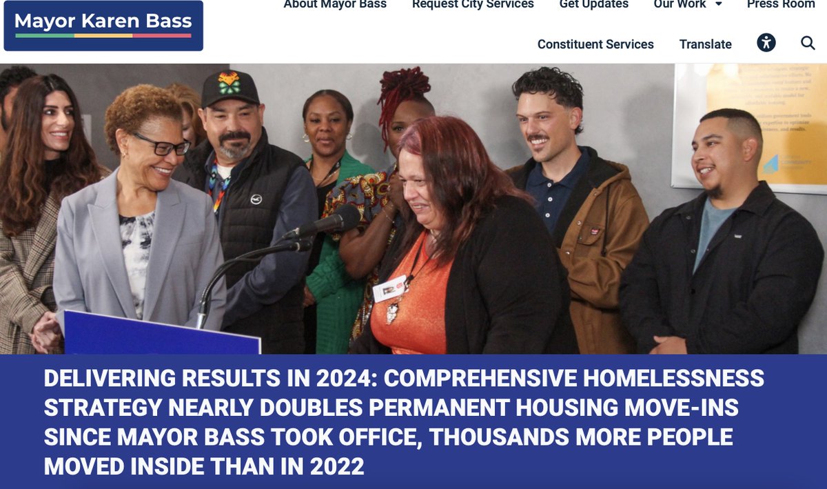 HMDBID's tweet image. 🌟 Addressing Homelessness Together 🌟

Last week, our President, Anita Siraki, had the honor of speaking as President of the Hollywood Media District BID at an important discussion on Mayor Karen Bass’ Inside Safe initiative...

Read more: mayor.lacity.gov/news/deliverin…