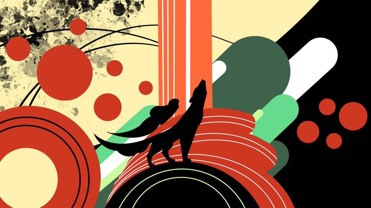 trecherousbeast's tweet photo. Okami sequel being announced was the best news I’ve heard this year! Made some Okami designs, one in widescreen, the other is iPhone sized.
#Okami2 #fanart #frutigermetro https://t.co/JczSxKYkKb