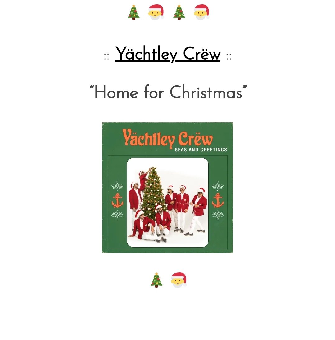 Yachtley  Crew  made Atwood  Magazine's Holiday Music issue
@atwoodmagazine @yachtleycrew atwoodmagazine.com/xmas2401-mistl…

#atwoodmagazine #yachtleycrew #christmas #earacherecords
