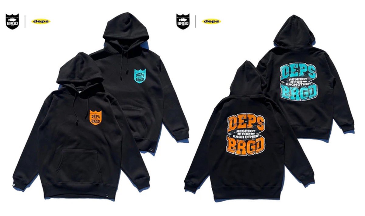depsweb_public's tweet photo. depsオンラインストアより、3年ぶりに復活したDEPS BRGDが発売😆😆😆
アイテムは、新たなグラフィックを落とし込んだHOODY、L/S TEE、SNAPBACK HAT✨

2024年12月20日(金)12:00よりdepsオンラインストアにて発売🗓

https://t.co/pGsw9JEPgs

@bassbrigadejp

#depsONLINESTORE #deps https://t.co/pPYEn6mQVw