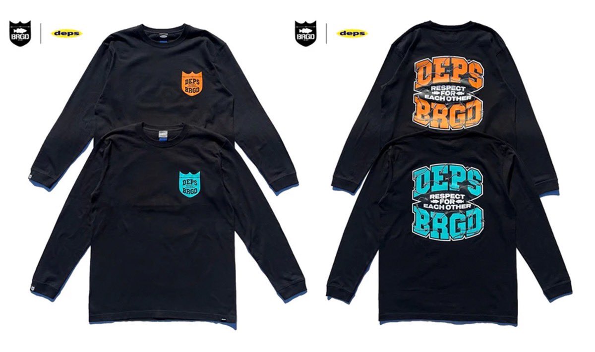 depsweb_public's tweet photo. depsオンラインストアより、3年ぶりに復活したDEPS BRGDが発売😆😆😆
アイテムは、新たなグラフィックを落とし込んだHOODY、L/S TEE、SNAPBACK HAT✨

2024年12月20日(金)12:00よりdepsオンラインストアにて発売🗓

https://t.co/pGsw9JEPgs

@bassbrigadejp

#depsONLINESTORE #deps https://t.co/pPYEn6mQVw