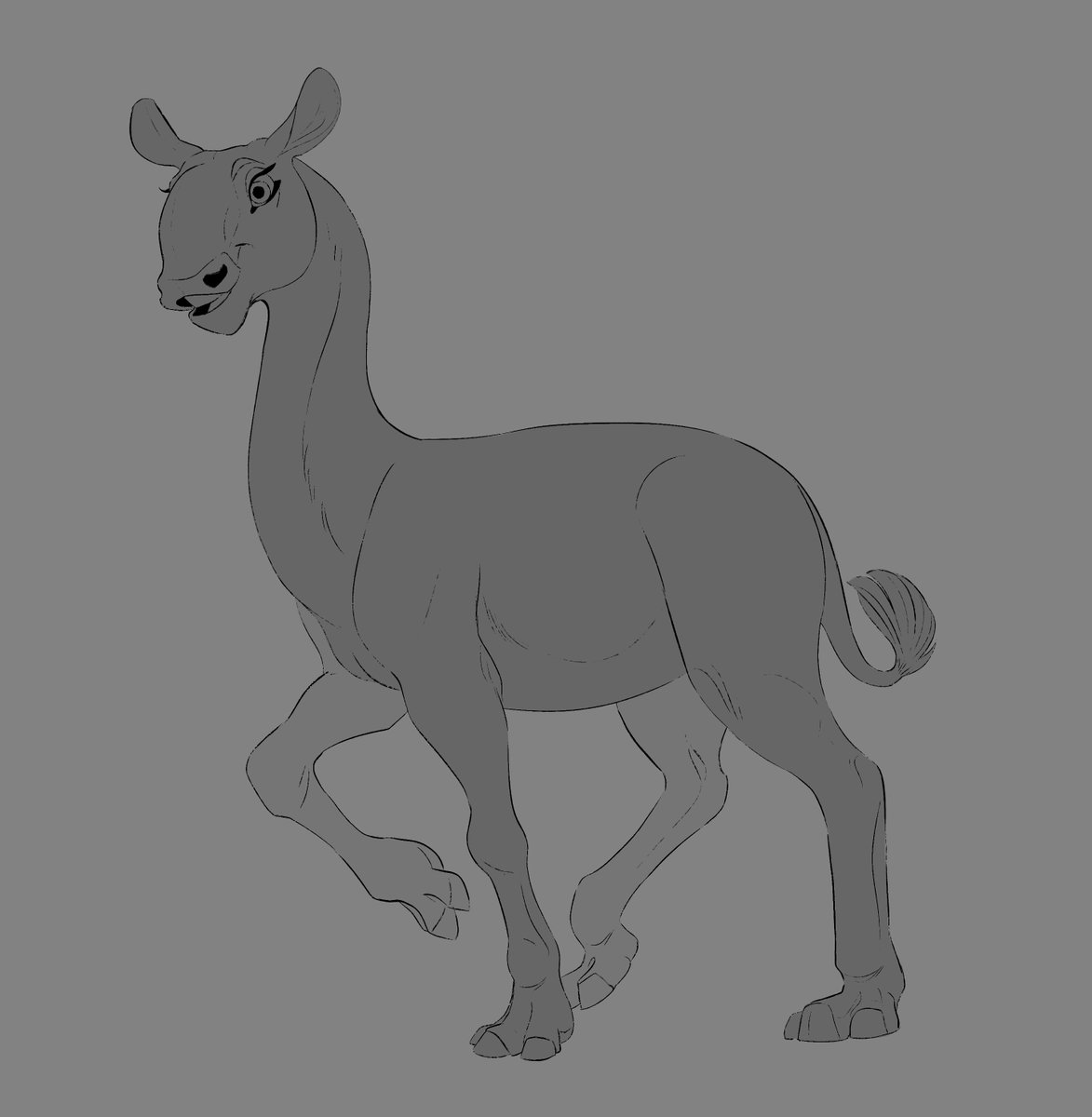 dinodanicus's tweet image. Here is the process for my #macrauchenia #illustration.
#mammal #prehistoric #paleoart #paleontology #character #characterdesign #cartoon #not #a #dinosaur
