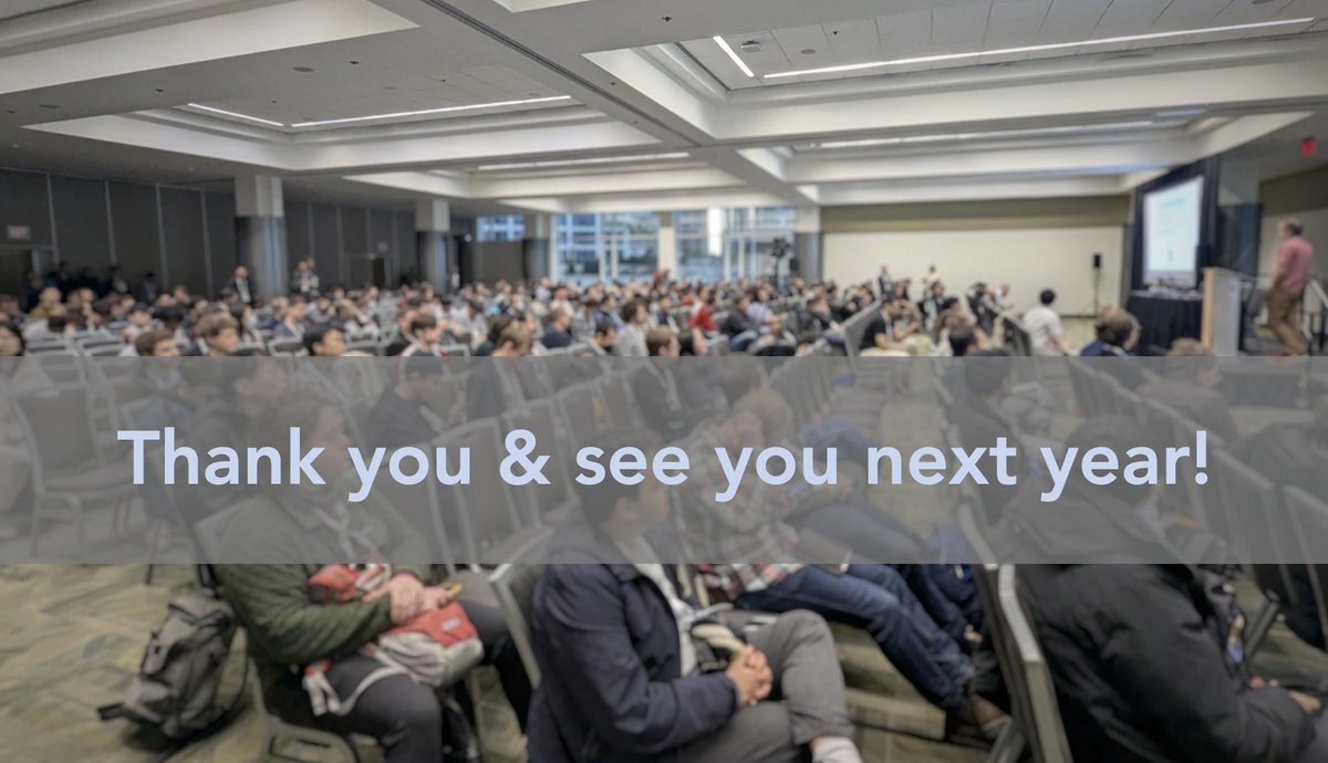 Hope everyone had fun at the 2nd workshop of M3L! Many thanks to the speakers, authors, reviewers, and participants for making this workshop a success. We had a full house again, and we hope to see you next year! 💡
