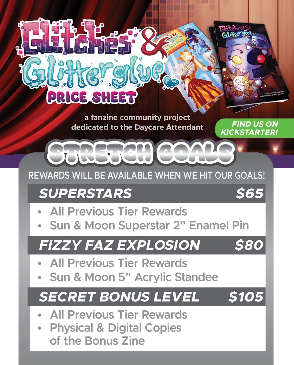 Glitches and Glitterglue | A DCA Fanzine tweet media