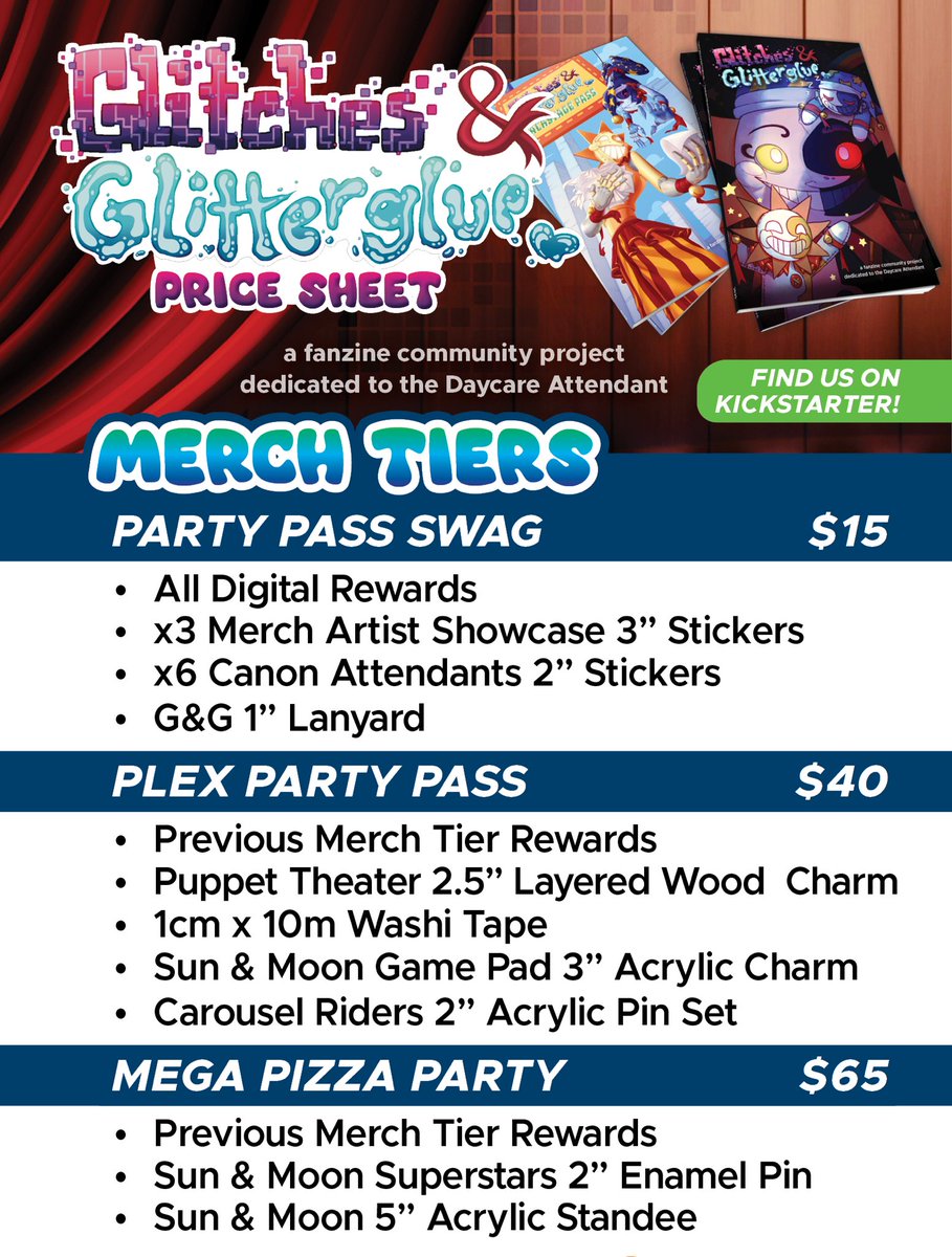 Glitches and Glitterglue | A DCA Fanzine tweet media