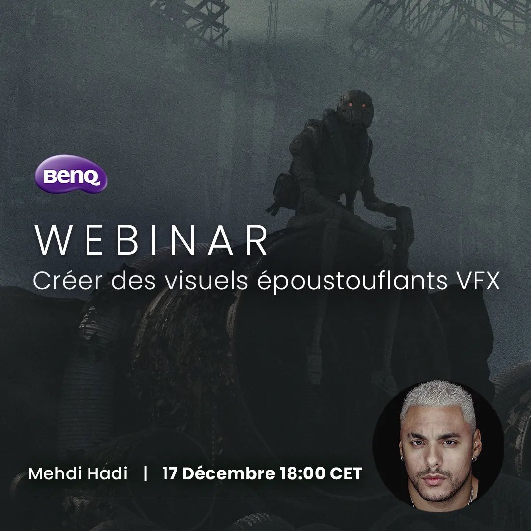 Je serai en live demain avec BenQ !
Je parlerai de moi et de mon process. Soyez au rendez-vous si vous êtes curieux !

📅 17 décembre 2024
⏰ 18h

linktr.ee/Mehdihadi