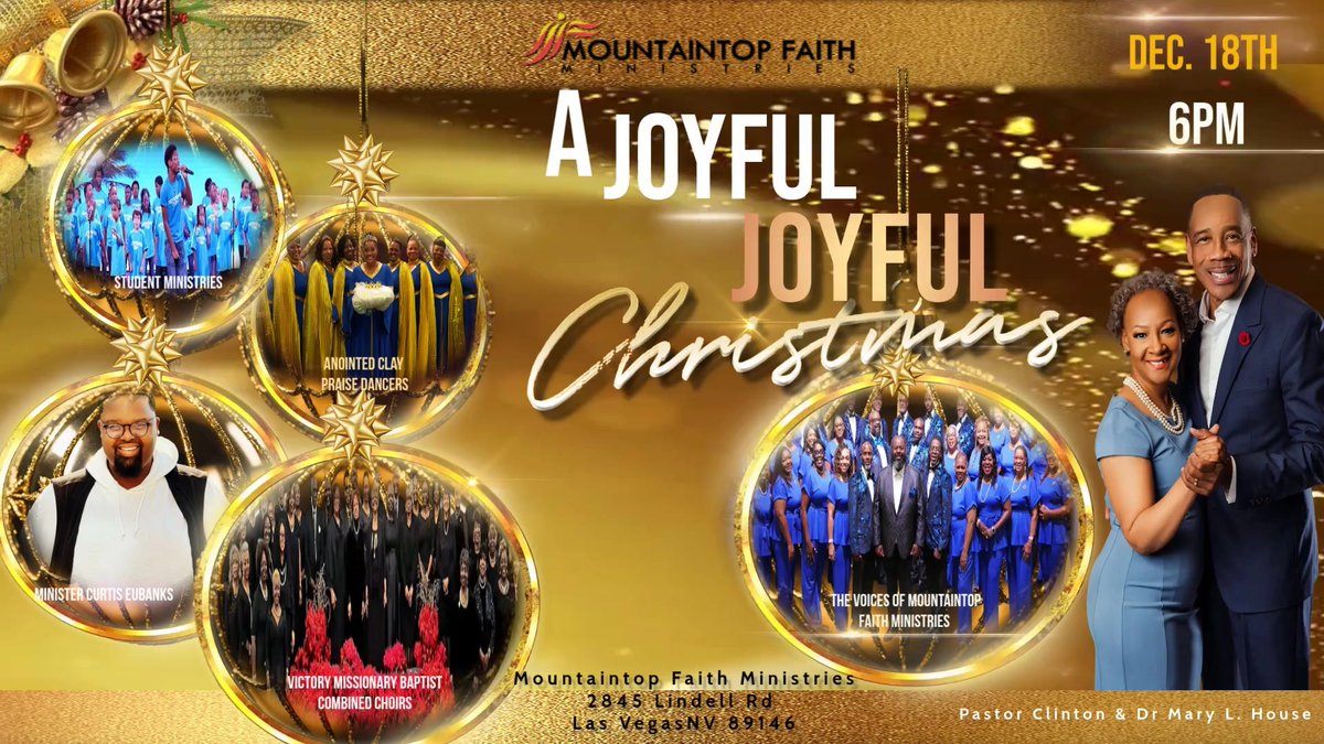 Join us for A Joyful Joyful Christmas worship experience Wednesday, Dec. 18th <a href="/6pm/">Follow us @Shop6pm!</a>! You don't want to miss this!! ✨🙌 #MFM #Christmas #Worship #Joyful