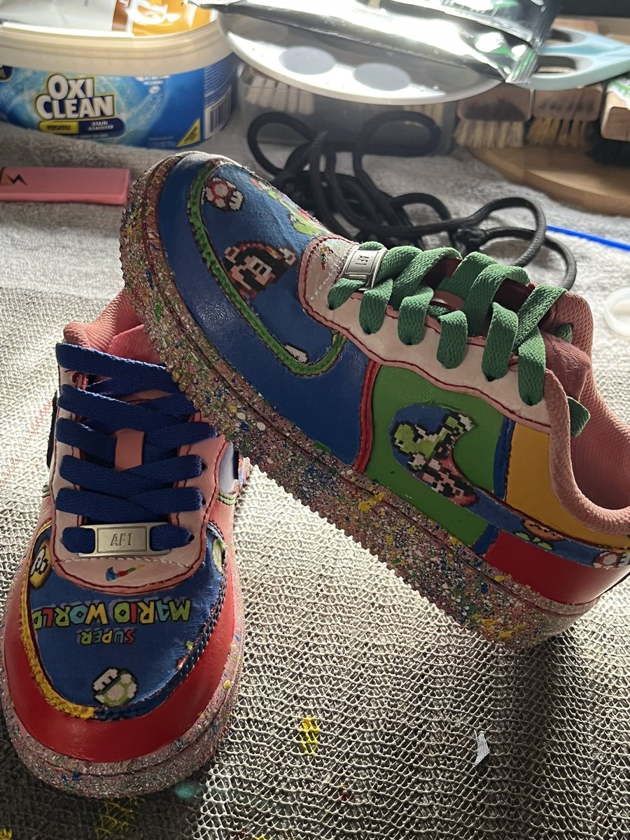 JaredGrimes21's tweet photo. 1 of 1s Mario customs made by me #mario #fypシ #viral https://t.co/aweRhrPMS7