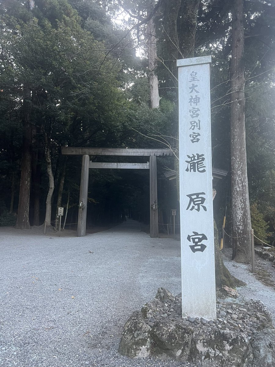 hormesis_life's tweet photo. おはようございます！

毎年恒例【伊勢神宮お礼参り】

知る人ぞ知る超パワースポット
【瀧原宮】からスタート。

今年も来させいただき有難うございます。

#伊勢　#伊勢神宮　#瀧原宮
#お礼参り　#神社　#神社巡り
#神社仏閣　#神道　#感謝 https://t.co/hFLCugqi2W