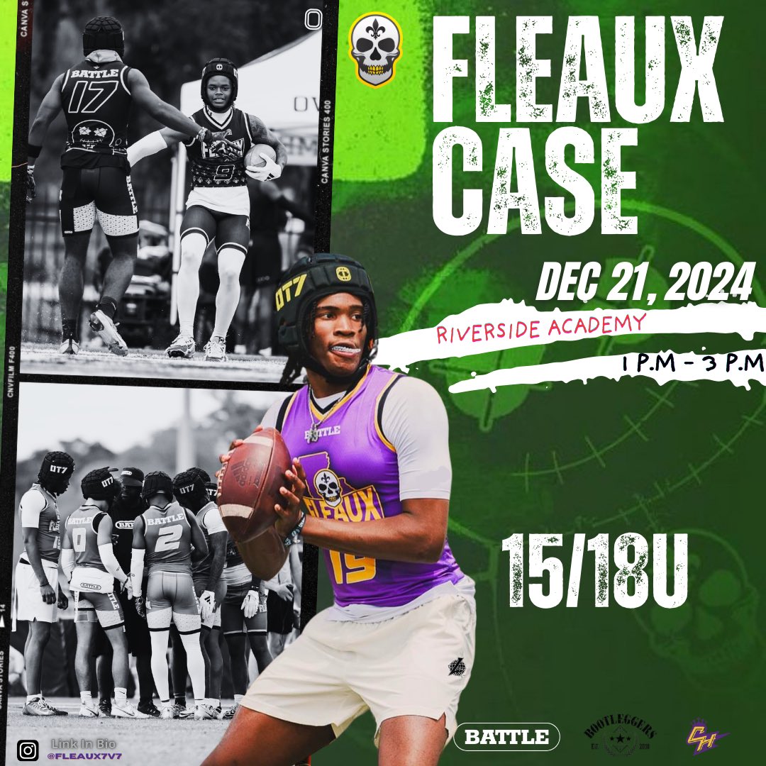 CAMP_HARDY's tweet photo. Louisiana Premiere National 7v7 Team Showcase/Tryouts this Weekend! Don’t miss out come claim a spot! https://t.co/T7GKvPFVit
