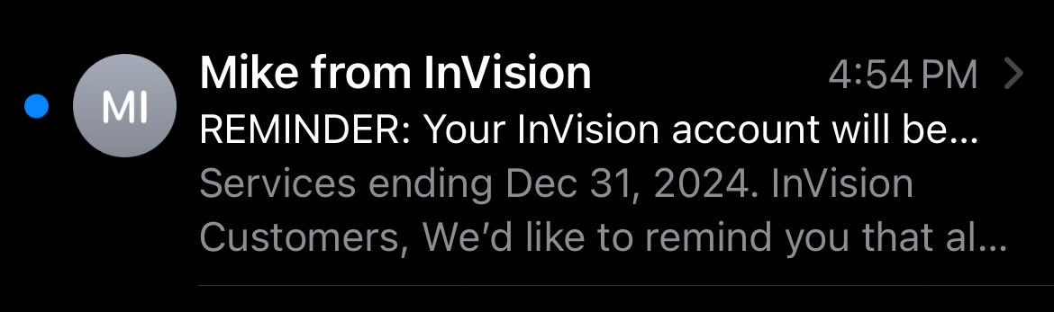 Been getting this email for what feels like 20 years