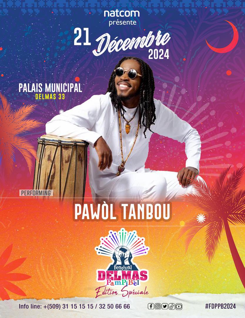 CiscoLafrance's tweet photo. Randevou RENESANS 💚🤎
21: Palais Municipal Delmas 33 ( Festival Delmas pa m pi bèl)

24: Palette Lounge Resto Montagne Noir ( Magic Xmas)
#Renesans #Randevou #Pawòltanbou💚🤎 https://t.co/R6q3HCoC1C