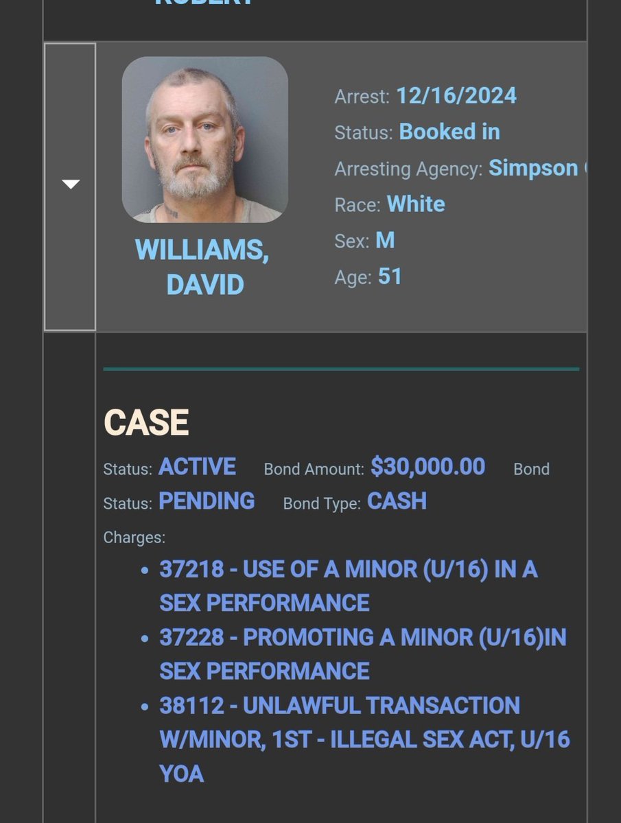 Another Child Predator. Let's make sure these people do not go un noticed, so future children may be saved.