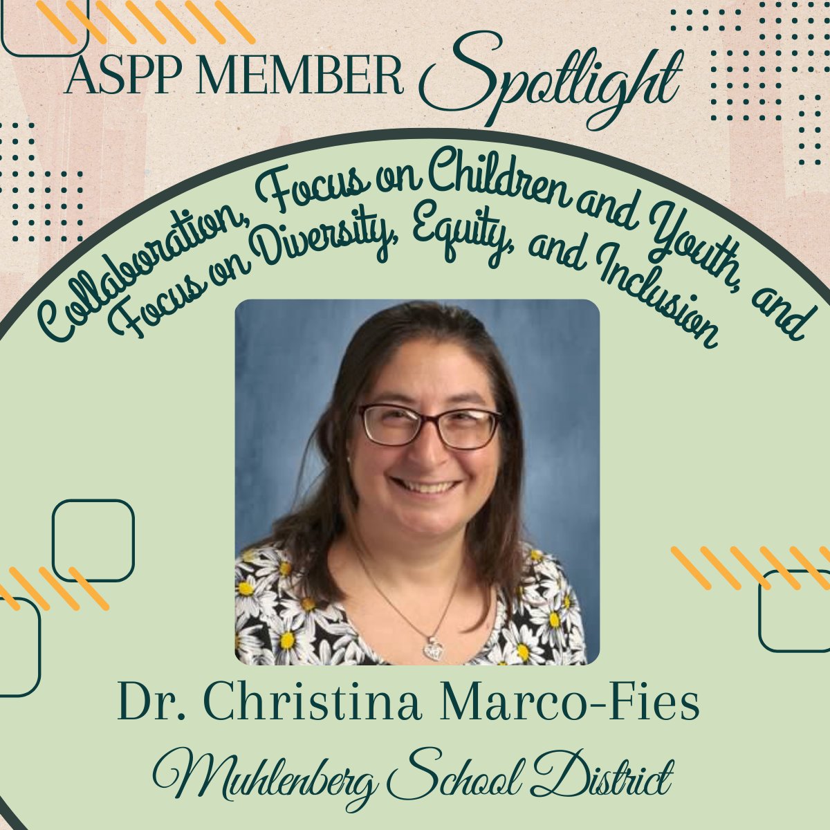Dr. Marco-Fies serves on key committees, mentors staff, shapes MTSS strategies, and contributes to ASPP leadership and statewide initiatives. Her expertise and growth-focused approach make a lasting impact in school psychology. Congrats, Dr. Marco-Fies! #SchoolPsychology