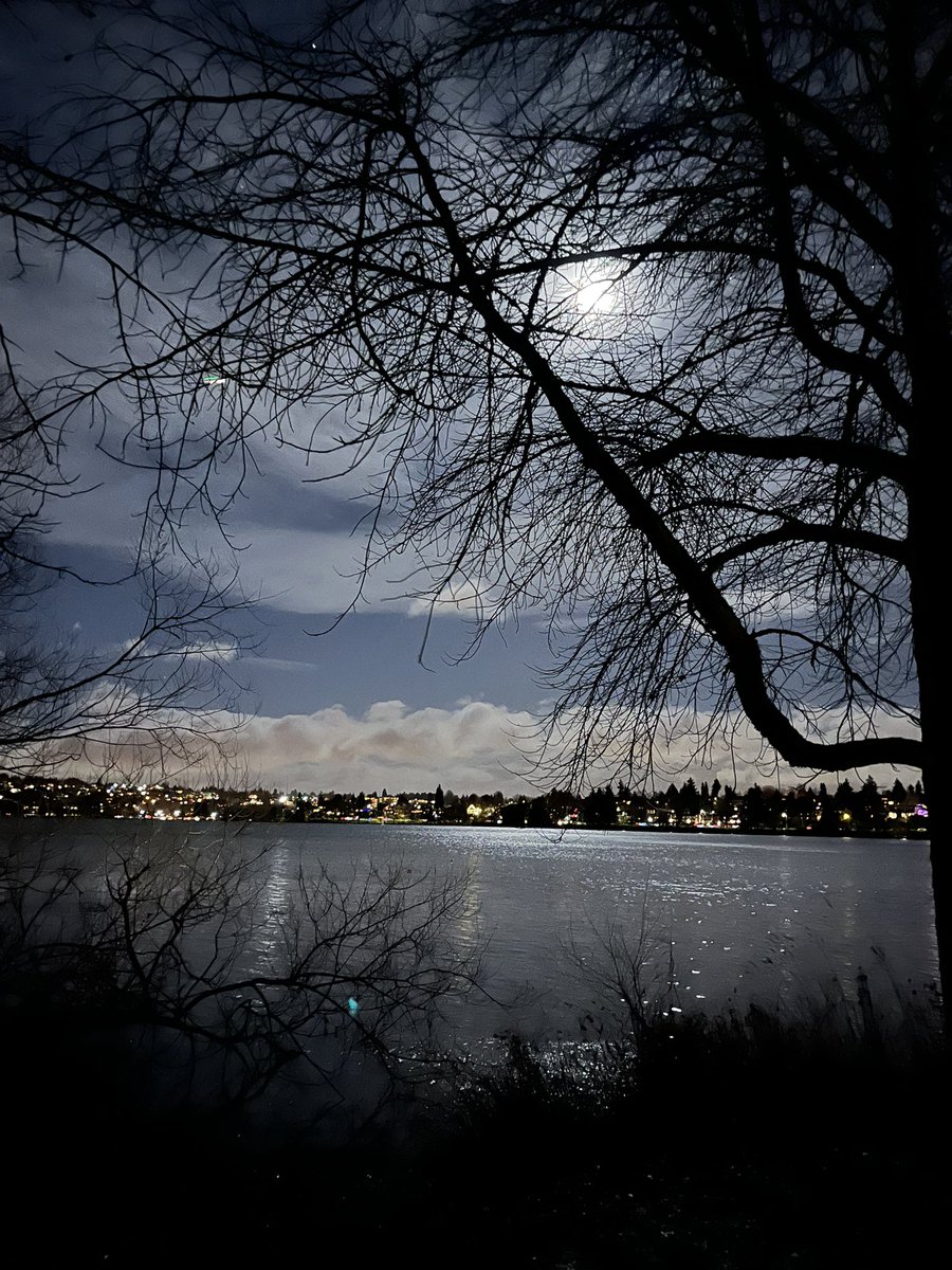 palilsan's tweet photo. Moonlight walk around the lake. https://t.co/lTvMM8Udp3