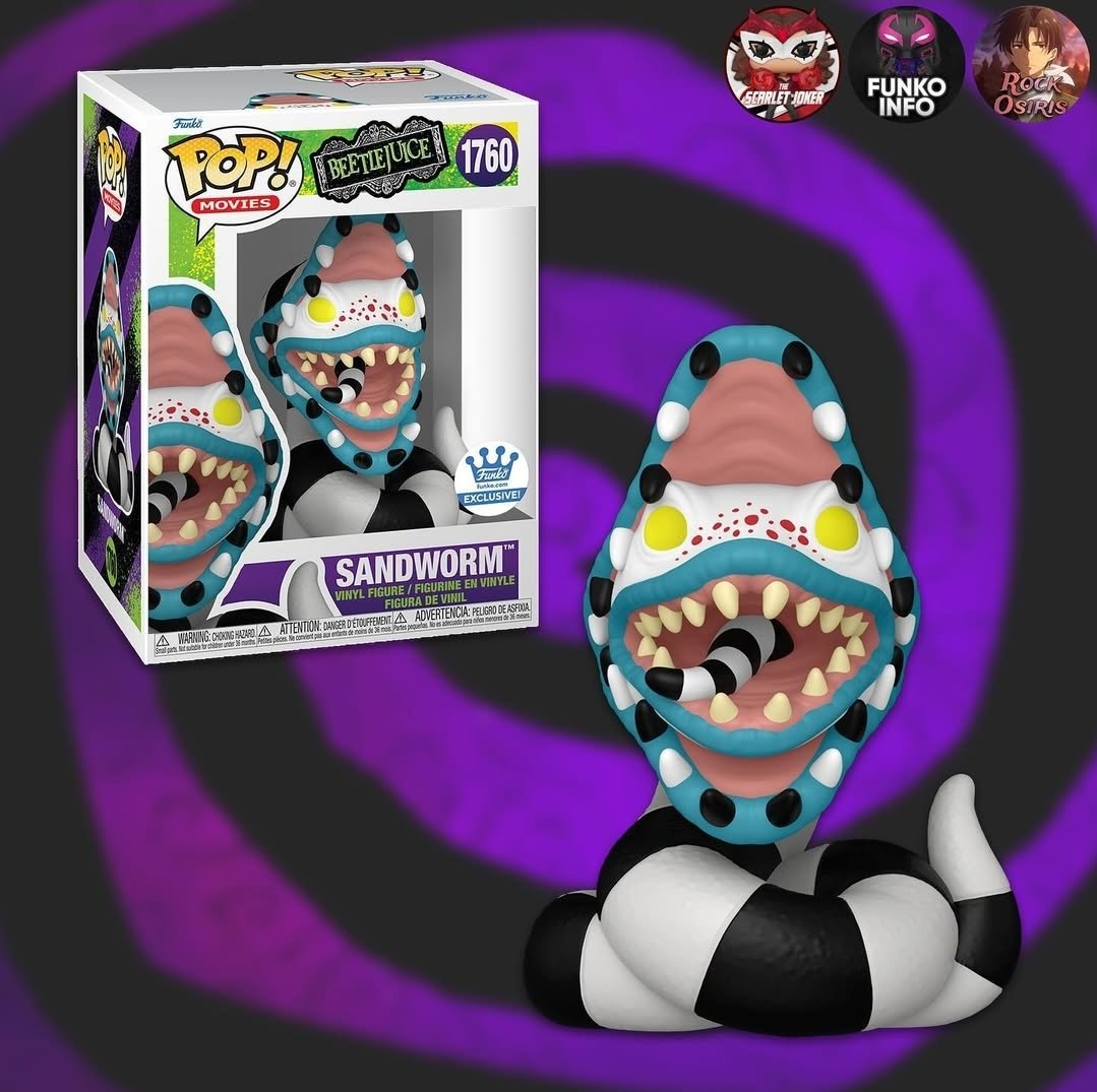 Serlent Pops (@serlentpops) on Twitter photo Take a look: A first look at Beetlejuice- Sandworm Funko Exclusive
#funko #funkopop #funkopops #pop #pops #funkocollection #serlent #serlentpops Credit <a href="/funkoinfo_/">funkoinfo_</a> Take a look: A first look at Beetlejuice- Sandworm Funko Exclusive
#funko #funkopop #funkopops #pop #pops #funkocollection #serlent #serlentpops Credit <a href="/funkoinfo_/">funkoinfo_</a>