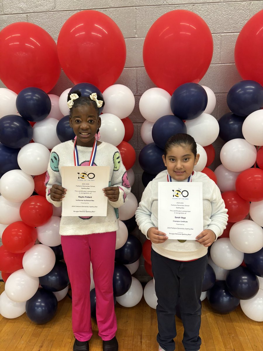 DHall7091's tweet photo. What a fantastic Spelling Bee competition today at Parklane! Congrats to our Spelling Bee champion and all the contestants that worked and studied so hard to get to this level of the competition. We are so proud! @Parklane_Eagles @Brandi_Nichols_ https://t.co/3NCKaJv9CF