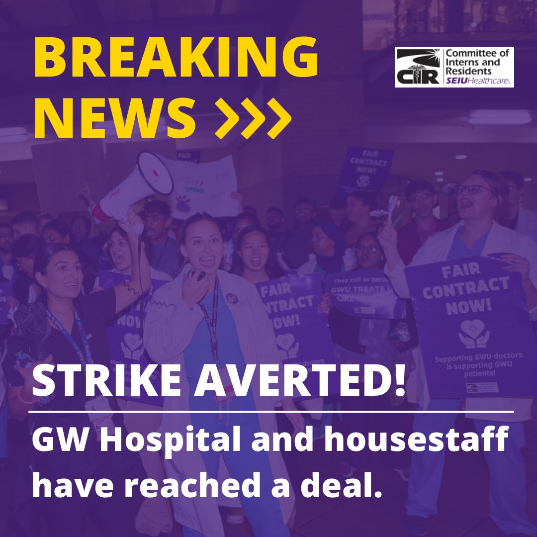 Strike is OFF. 

More details to come…

📍<a href="/GWHospital/">GWHospital</a>