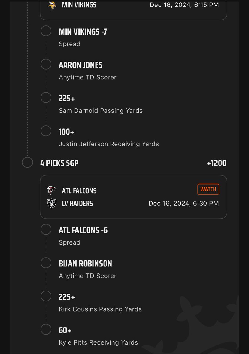 _buildthebank's tweet photo. NFL PLAYS MNF PICKS ARE IN!
Thank me later
#GamblingX #BettingX #DraftKings #WINNER #parlays #fanduel https://t.co/H1UdELcGVE