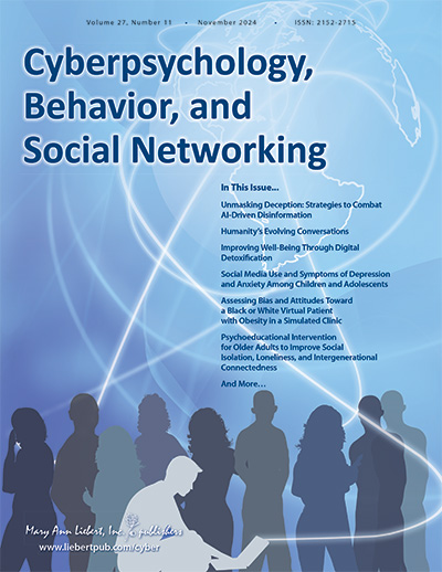 Brenda K Wiederhold (@virtualbrenda) on Twitter photo Excited to announce our newly appointed #AssociateEditor for <a href="/LiebertPub/">Mary Ann Liebert Inc</a> <a href="/Cyberpsych_Jn/">Cyberpsychology Journal</a> <a href="/pedrogamito/">pedro gamito</a>. <a href="/ULusofona/">Universidade Lusófona</a> <a href="/HEI_lab_Human/">Hei-Lab, Digital Human-Environment Interaction Lab</a> Professor Gamito thank you for agreeing to this promotion!! home.liebertpub.com/publications/c… Excited to announce our newly appointed #AssociateEditor for <a href="/LiebertPub/">Mary Ann Liebert Inc</a> <a href="/Cyberpsych_Jn/">Cyberpsychology Journal</a> <a href="/pedrogamito/">pedro gamito</a>. <a href="/ULusofona/">Universidade Lusófona</a> <a href="/HEI_lab_Human/">Hei-Lab, Digital Human-Environment Interaction Lab</a> Professor Gamito thank you for agreeing to this promotion!! home.liebertpub.com/publications/c…