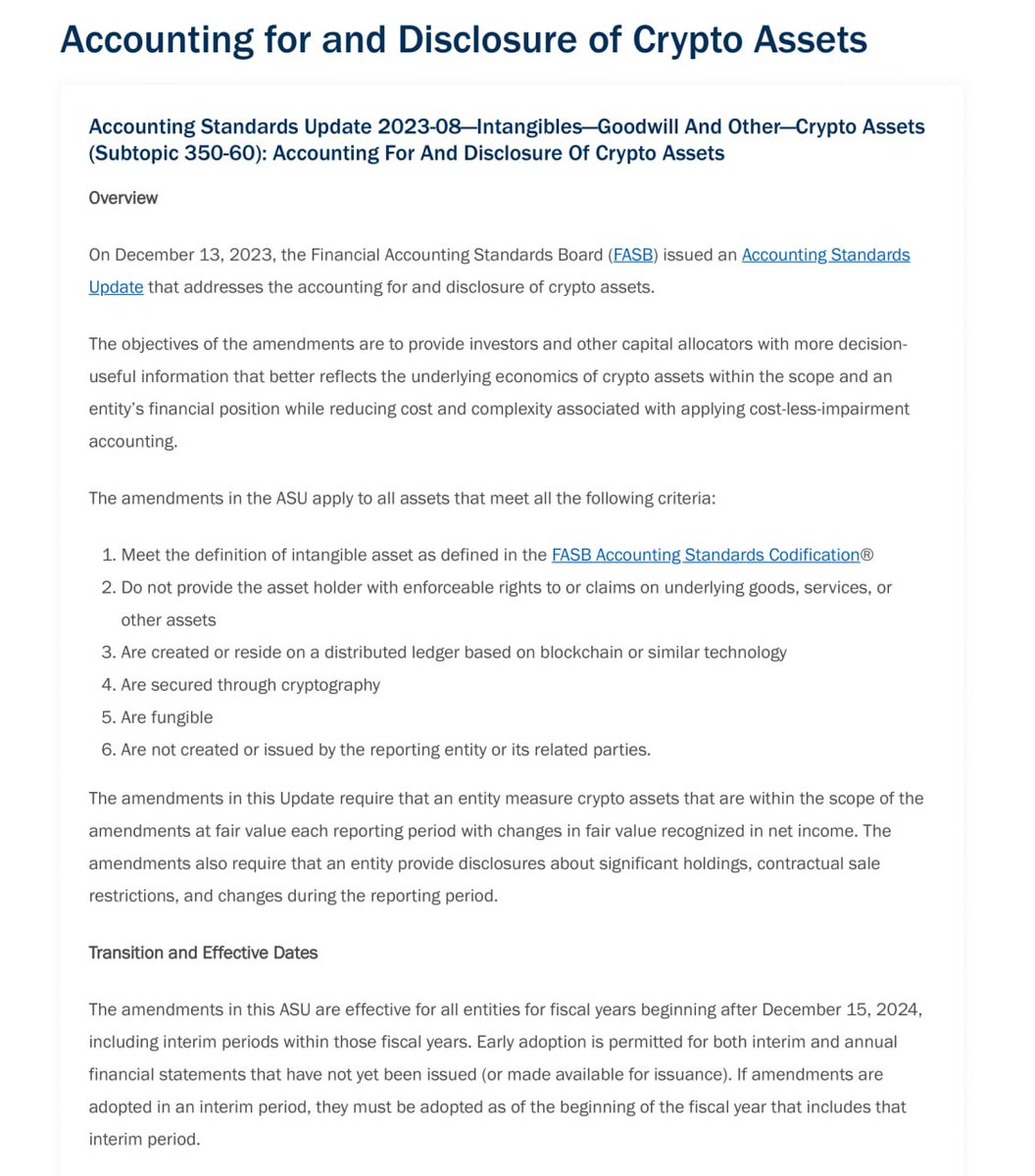 🇺🇸 LATEST: The Financial Accounting Standards Board has released new  guidelines on 