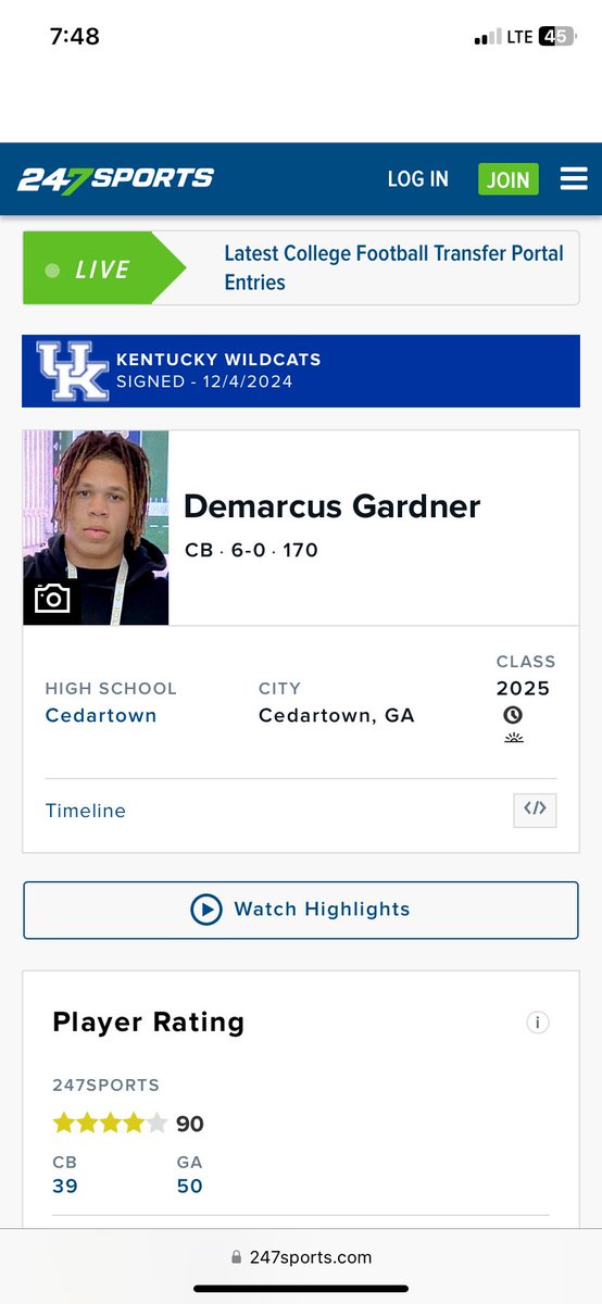 Blessed to have my 4th ⭐️  <a href="/247recruiting/">247Sports Recruiting</a>