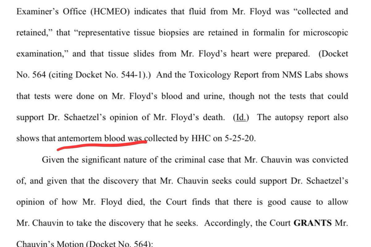 fentasyl's tweet photo. At long long last, a judge officially acknowledges the fact that George Floyd was alive when he arrived at the hospital to get his antemortem blood samples collected.