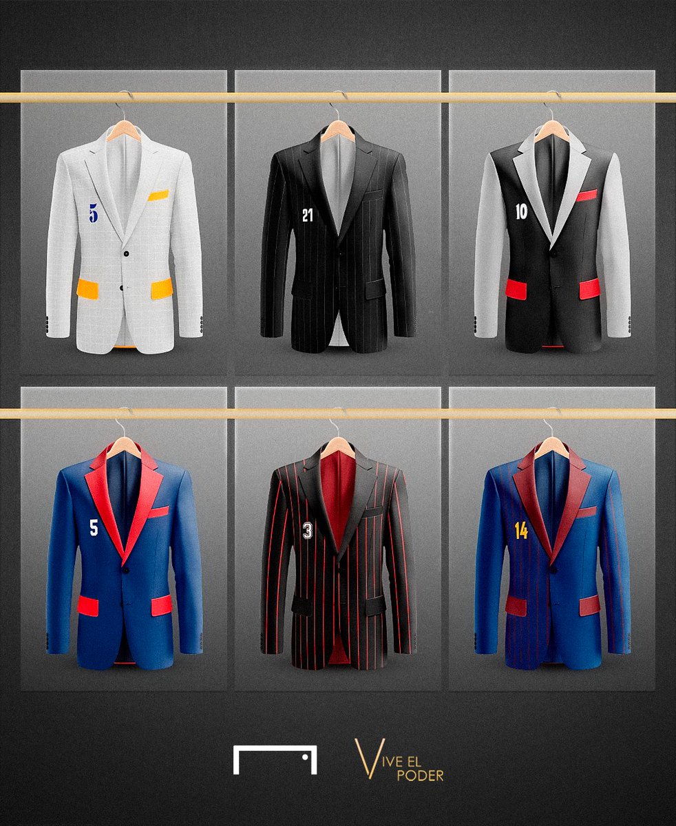 Goal_en_espanol's tweet photo. Los verdaderos caballeros llevan el traje siempre con ellos🕴️ 

En la más alta élite de Europa, estos jugadores, con su estilo y elegancia, demostraron que "jugaban de traje" 🤵‍♂️⚽ 

¿Sabes quiénes son? 👀 

#viveelpoder https://t.co/IUwRYN2ebl