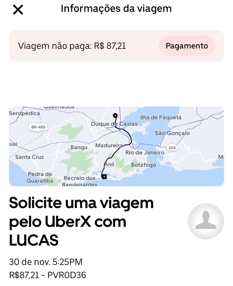 _tcxavier11's tweet photo. Preciso que me ajude, já estou a 2 semanas mandando mensagens e e-mail, você está me cobrando uma viagem na qual foi paga ! 
@Uber @Uber_Brasil @Uber_Support .

Ainda dei Caixinha para seu motorista, ele colocou que não foi pago, irei dar um prazo de 12horas para resolver! ….+ https://t.co/PRt7iL2HK0