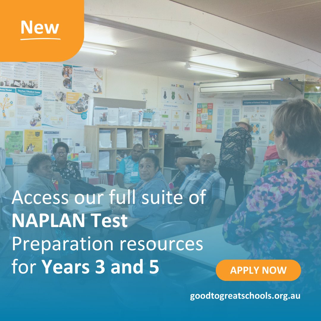 GoodtoGreatAust's tweet photo. Access our suite of NAPLAN Test Preparation resources, designed for Years 3 and 5. Our resources cover all test essentials: Language, Writing, Reading, Spelling, and Numeracy. 
Sign up now at https://t.co/2LIKhOiLAP

#GGSA #GGSACommunity https://t.co/NCI0FX06JP