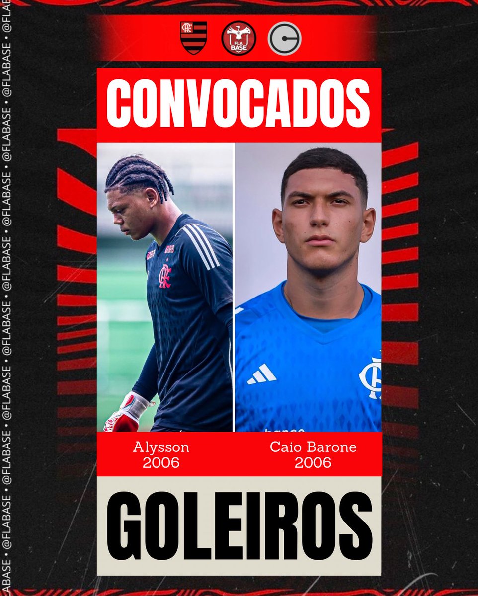 Flabase_'s tweet image. Flamengo Convocado para a Copinha 2025! 🔴⚫

Esses são os jogadores que irão representar o Flamengo na Copa São Paulo de Futebol Júnior 2025.

✍🏻: Kayo Silva / @Flabase_ 
📸: Reprodução/Instagram

#GarotosDoNinho #Copinha2025 #BaseForte #Flamengo #Flabase
