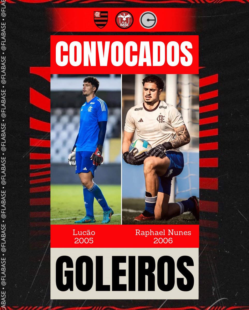 Flabase_'s tweet image. Flamengo Convocado para a Copinha 2025! 🔴⚫

Esses são os jogadores que irão representar o Flamengo na Copa São Paulo de Futebol Júnior 2025.

✍🏻: Kayo Silva / @Flabase_ 
📸: Reprodução/Instagram

#GarotosDoNinho #Copinha2025 #BaseForte #Flamengo #Flabase