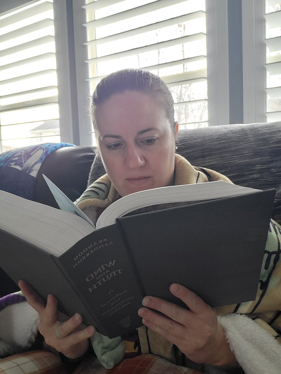 Are you done with #windandtruth ? We are and ready to talk about ALL the things! Join our #podcast #livestream tonight at 7:30 pm PT 8:30 pm ET on our YTube page! #brandonsanderson #cosmere #stormlightarchive