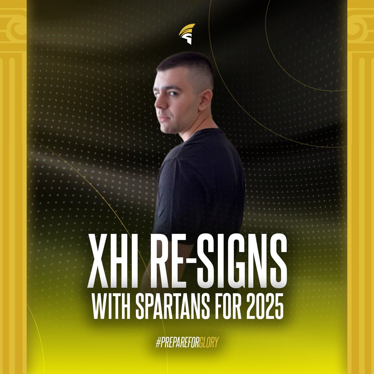 The Toplane machine! 🤖
We are delighted to announce that <a href="/xhilol163433/">xhilol</a> has re-signed with Spartans for the 2025 Winter Split! #PrepareForGlory 
#LoL #lolesports #esports #gaming #leagueoflegends