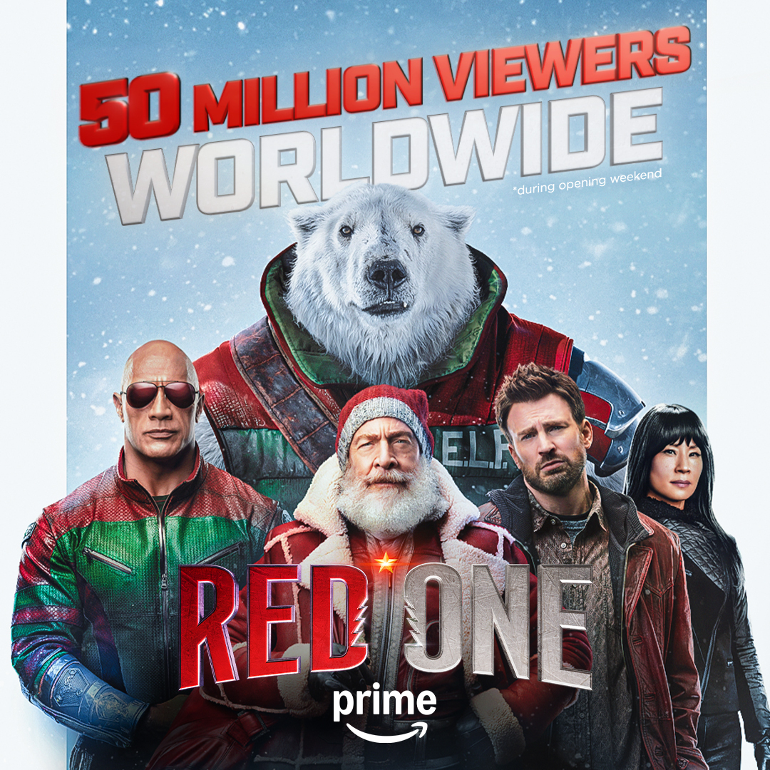 Thank you to all the nice (and naughty) listers who watched #RedOneMovie this weekend on <a href="/PrimeVideo/">Prime Video</a>!