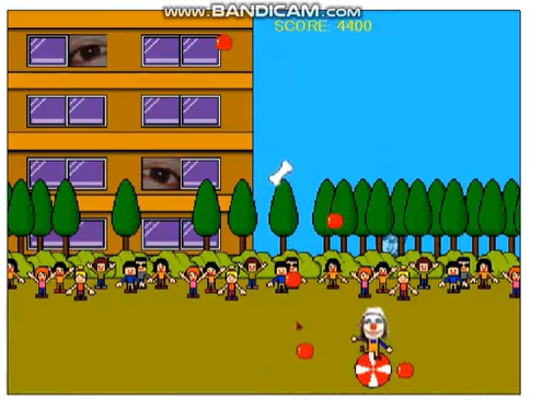 YandelG67438153's tweet photo. Another creepy old game I just found out about; crazy pierrot
Basically a simple flash game of a clown collecting spheres, as you collect more, it gets more disturbing. ending with the game screens becoming tilted and you being jumpscare by a disturbing face & scream https://t.co/OitgTcfMKT