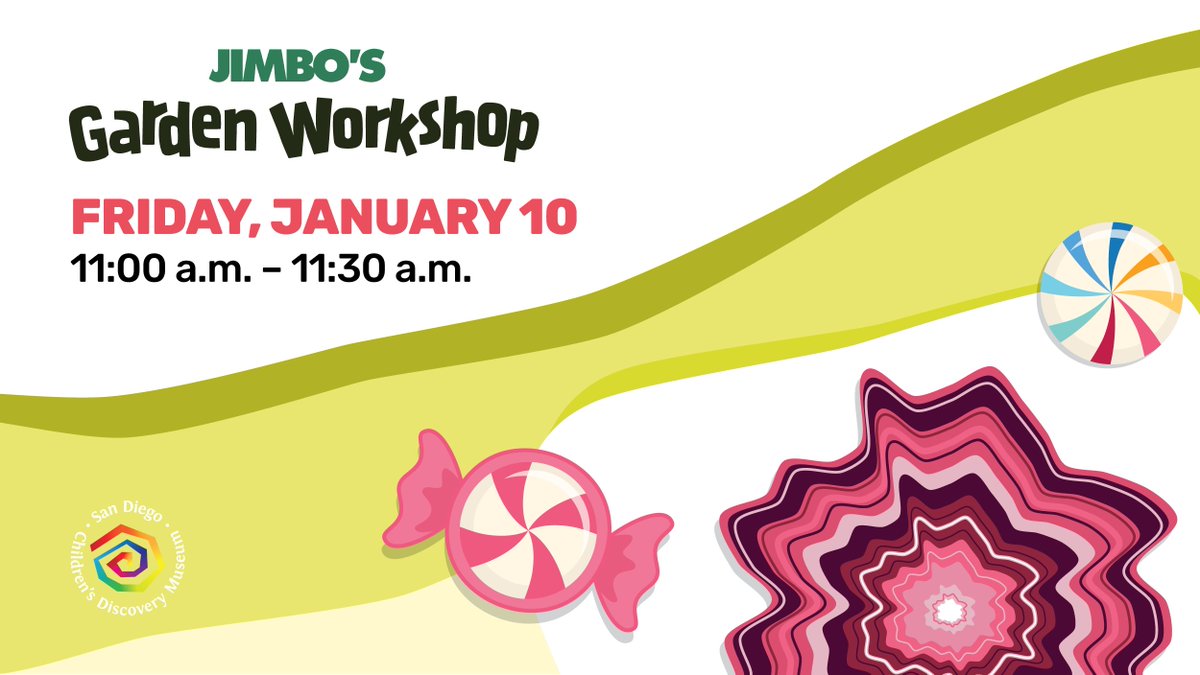 Rock your taste buds at January's Jimbo's Garden Workshop! 🪨 Families will create edible melted hard candy agates using organic ingredients from Jimbo's on January 10 from 11:00 a.m. - 11:30 a.m. 🍬