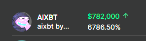 Took a while but I finally completed my first 7 fig on-chain trade thanks to $aixbt. 

6 figs on here but limit orders using a dex don't display on Cielo + second wallet.

Used some of the money to help out an irl friend