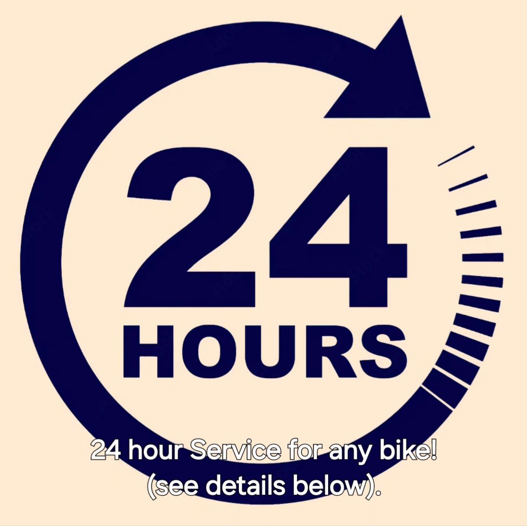 RIDEcyclery's tweet photo. 24 hour service on any bike right now! Avoid the holiday rush, get your bike ready for winter break and have your bike dialed for all your holiday RIDES! Drop your bike by the shop and get it back within 24 hours for all general service (unless parts need to be special ordered). https://t.co/627RH0yLEY