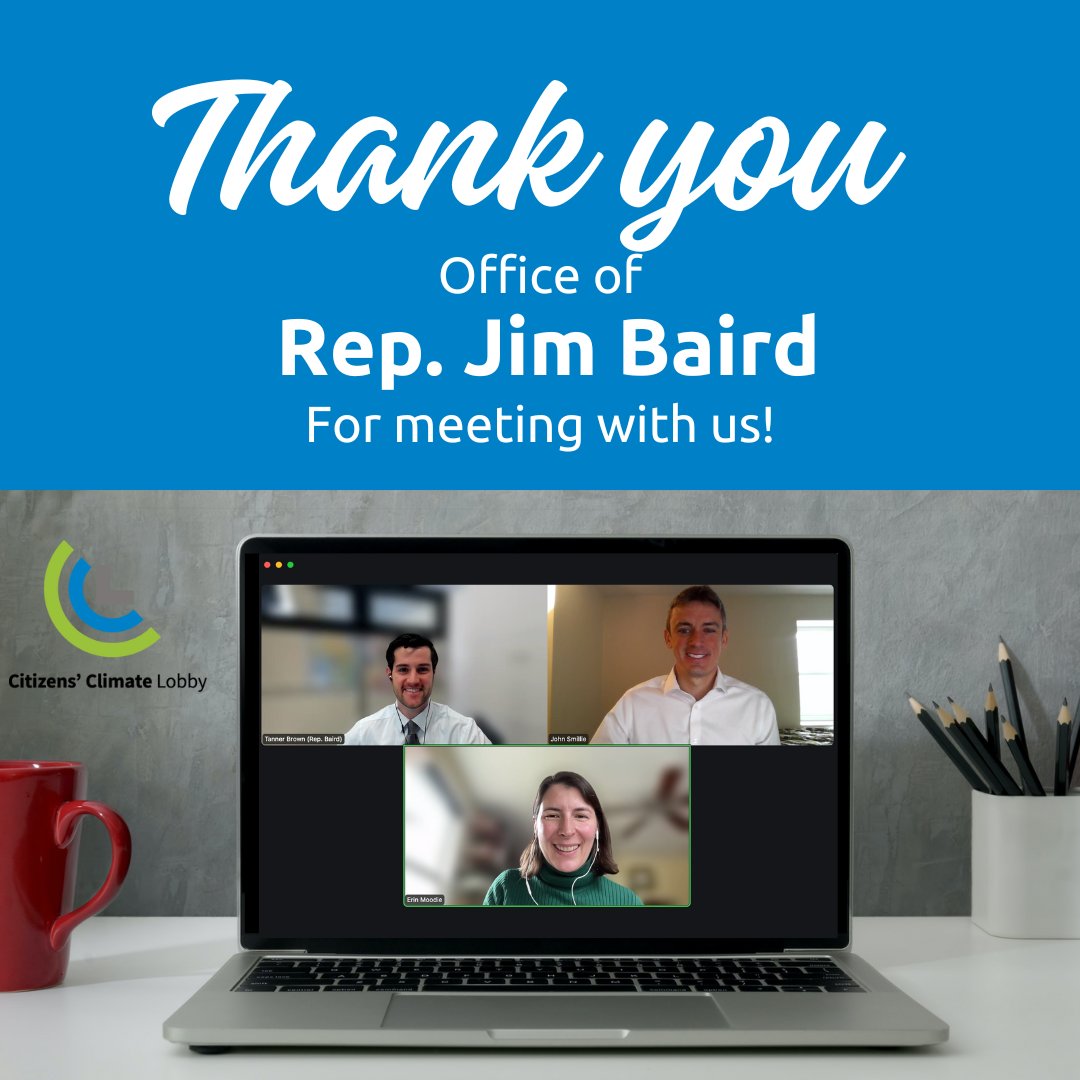 Thank you to <a href="/RepJimBaird/">Congressman Jim Baird</a> for giving us the time to speak with your office!