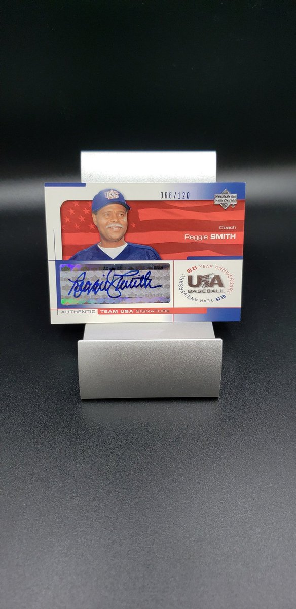 RJLanktree's tweet image. 2004 Upper Deck USA Baseball Autograph 66/120 Reggie Smith- $5

Stack til Tuesday. S+H in Bio.

5% goes to Toys for Tots Foundation

#JSFC #thehobby #whodoyoucollect #TBBCrew #HMas24
@SportsCardDeals @84baseballcards @PCOregonDucks2 @sports_sell @ILOVECOLLECTIN1 @HobbyRetweet_