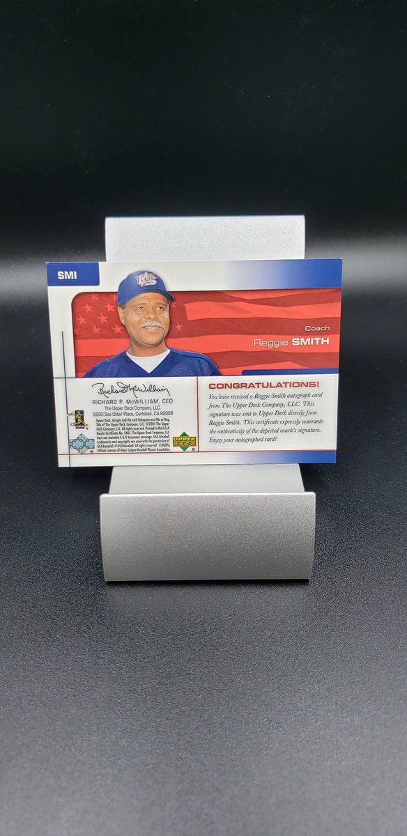 RJLanktree's tweet image. 2004 Upper Deck USA Baseball Autograph 66/120 Reggie Smith- $5

Stack til Tuesday. S+H in Bio.

5% goes to Toys for Tots Foundation

#JSFC #thehobby #whodoyoucollect #TBBCrew #HMas24
@SportsCardDeals @84baseballcards @PCOregonDucks2 @sports_sell @ILOVECOLLECTIN1 @HobbyRetweet_