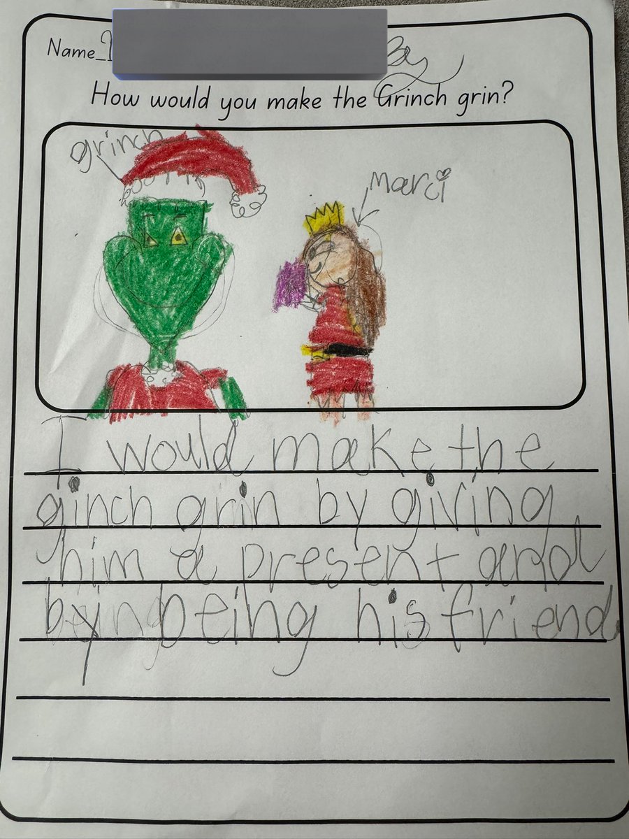MsAlexis_Cook's tweet photo. Grinch day festivities! 🌲
Wore Grinch.
Read “The Grinch”!
Wrote about the Grinch.
Math addition with Grinch.
Lastly, we helped the Grinch build sleighs to go up mount crumpit using only 4 materials. 🏔️
#iteachfirst
#BeTheDifference
Willie E. Williams Elementary https://t.co/cZV6Adgfdy