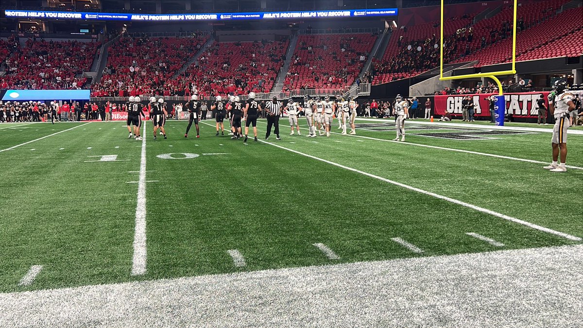 Recruiting and watching the GHSA state title games!