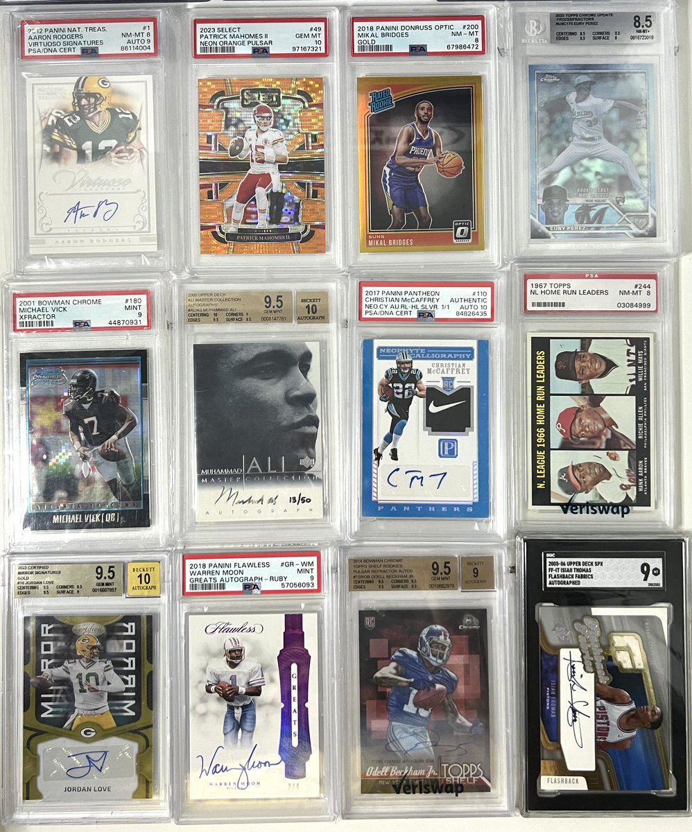 NoHoldsCards's tweet photo. SLAB INVENTORY DROP 🔥🚨

Let me know what you like and I’ll give you some prices! 

Every slab that sells, I add $4 to the pot. One random RTer gets the pot tomorrow afternoon 👀 

If 20 slabs sell, someone who reposts is getting 80 bucks 🤙🏻

Let’s sell some cards 🤝 https://t.co/CoOvEVgS0Z