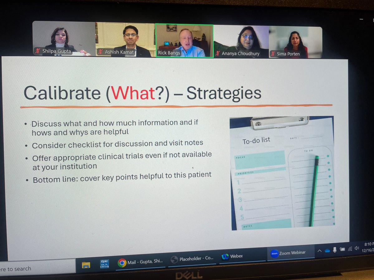 shilpaonc's tweet photo. Thanks @AmerUrological @UroDocAsh for the opportunity to participate in this comprehensive course on MIBC.
Had a great discussion with @achoud72 @SimaPorten & our amazing patient advocate #RickBangs to discuss the latest data in MIBC/mUC, multi-D care, biomarkers, avoiding over tx/tox & most importantly patient-centric care!