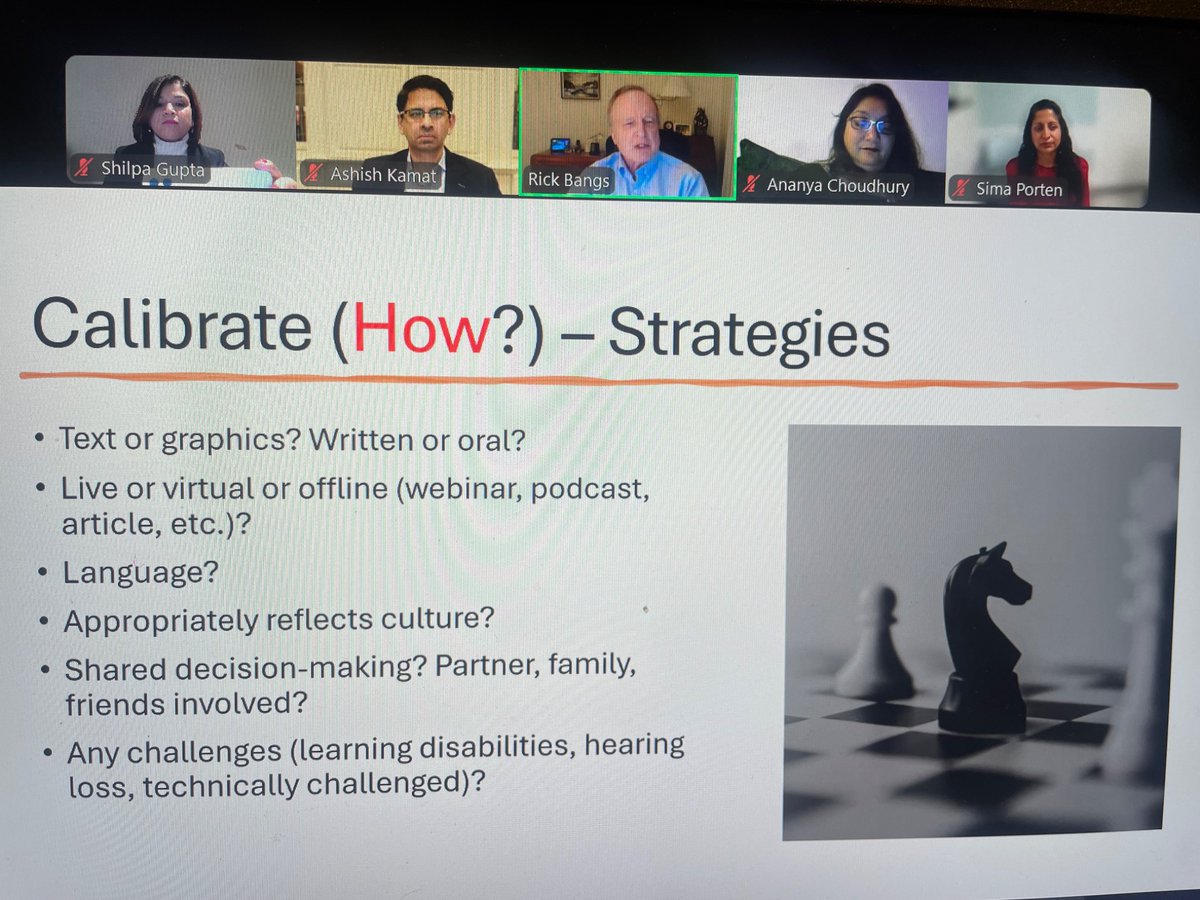 shilpaonc's tweet photo. Thanks @AmerUrological @UroDocAsh for the opportunity to participate in this comprehensive course on MIBC.
Had a great discussion with @achoud72 @SimaPorten & our amazing patient advocate #RickBangs to discuss the latest data in MIBC/mUC, multi-D care, biomarkers, avoiding over tx/tox & most importantly patient-centric care!